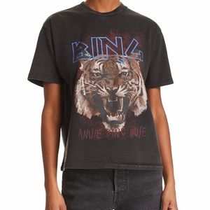 NWT Anine Bing Tiger Graphic Tee